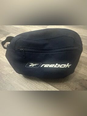 Reebok Black Waist Pack with White Logo